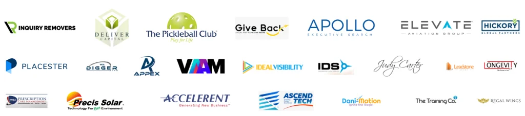 Client logos in colour